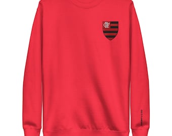 Embroidered Flamengo Brazil Soccer Sweatshirt - Classic Unisex Design