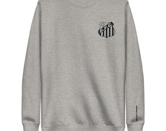Santos Brazil Soccer Unisex Premium Sweatshirt - Embroidered Santos Classic Sweatshirt