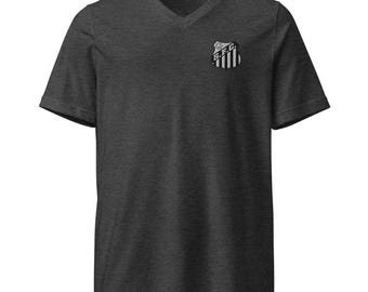 Santos Brazil Soccer Unisex T-shirt - Embroidered Santos Classic Shirt