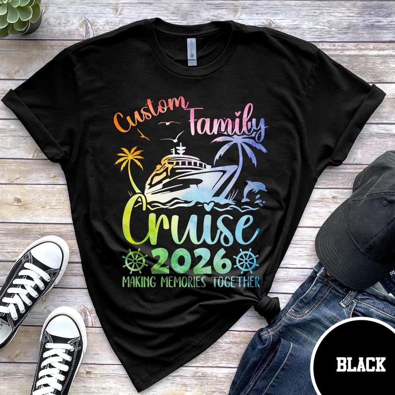 Personalized Family Cruise 2026 Shirt Caribbean Cruise Matching Shirts ...