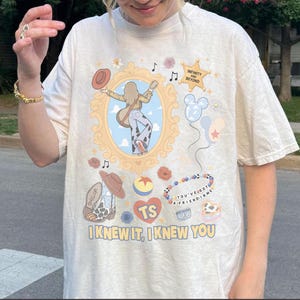 Retro I Knew It I Knew You Were Turning 5 Shirt, Swifts and Toy Story 5 Shirt, Disneyland Swifts Toy Story 5 Birthday,Toy Story Birthday tee Ivory/Natural/Sand