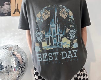 Coquette Bow Disney Best Day Ever Shirt, Disney Family Vacation Shirt, Disneyworld Shirt, Disney Mickey & Friends Shirt, Disneyland Trip Tee