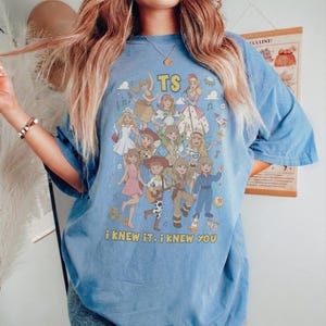 Disney Toy Story 1995 Retro Comfort Colors Shirt, Woody Buzz Lightyear Rex Tee, WDW Disneyland Family Vacation 2026 Trip, Disney Pixar Fest Blue Jean (Comfort)
