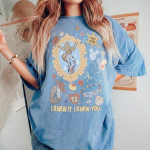Retro I Knew It I Knew You Were Turning 5 Shirt, Swifts and Toy Story 5 Shirt, Disneyland Swifts Toy Story 5 Birthday,Toy Story Birthday tee Blue Jean (Comfort)
