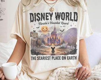 Vintage Disneyworld Halloween Shirt, Mickey's Not So Scary Party Shirt, Disney Halloween Shirt, Walt Disneyworld Tee, Halloween Party Tee