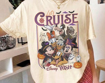 Halloween Cruise 2026 Shirt, Halloween on the High Seas, Halloween Disney Cruise Family shirts, Halloween Cruise Squad Shirts, Spooky Cruise