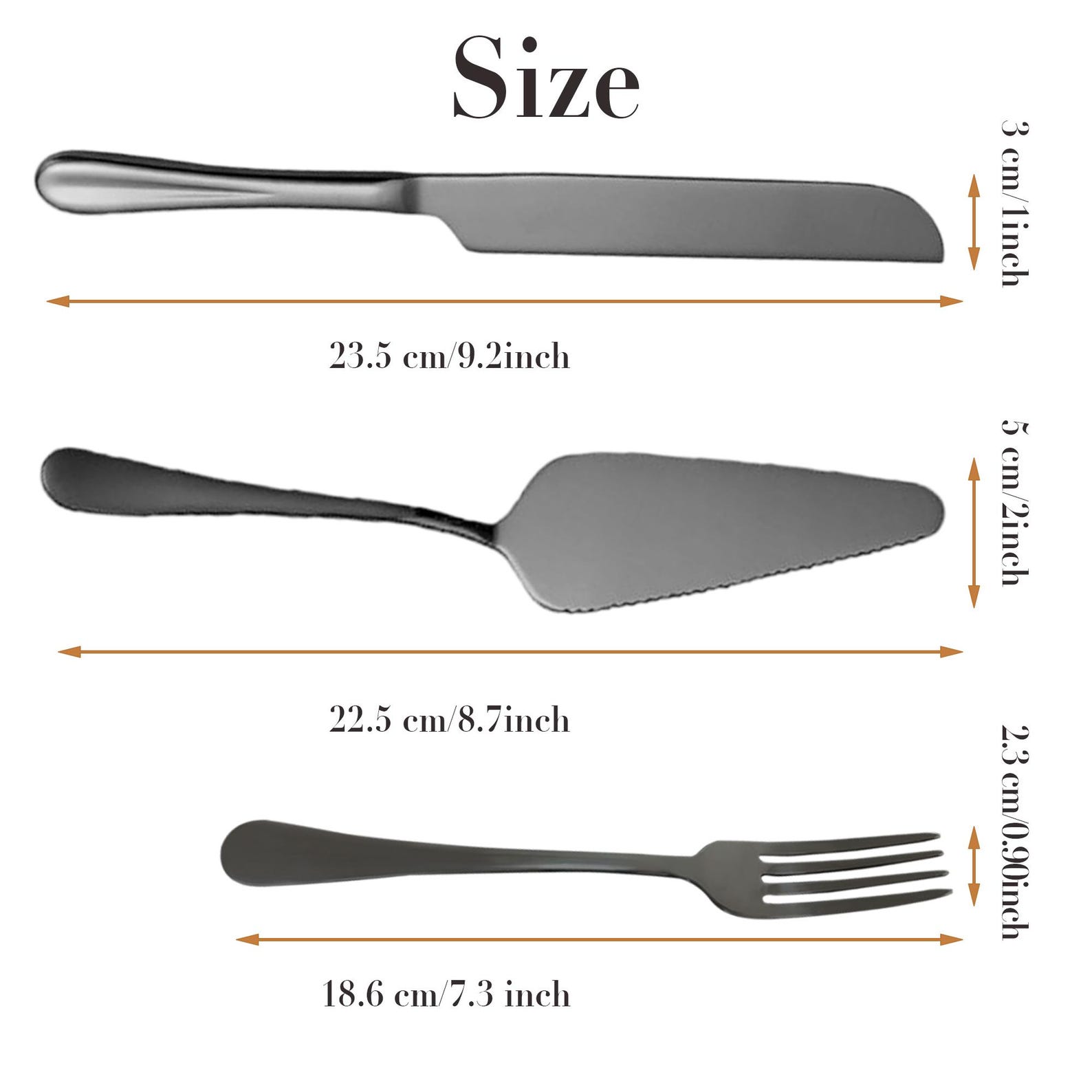 Personalized Cake Server Set, Forks and Cake Server Set, Wedding ...