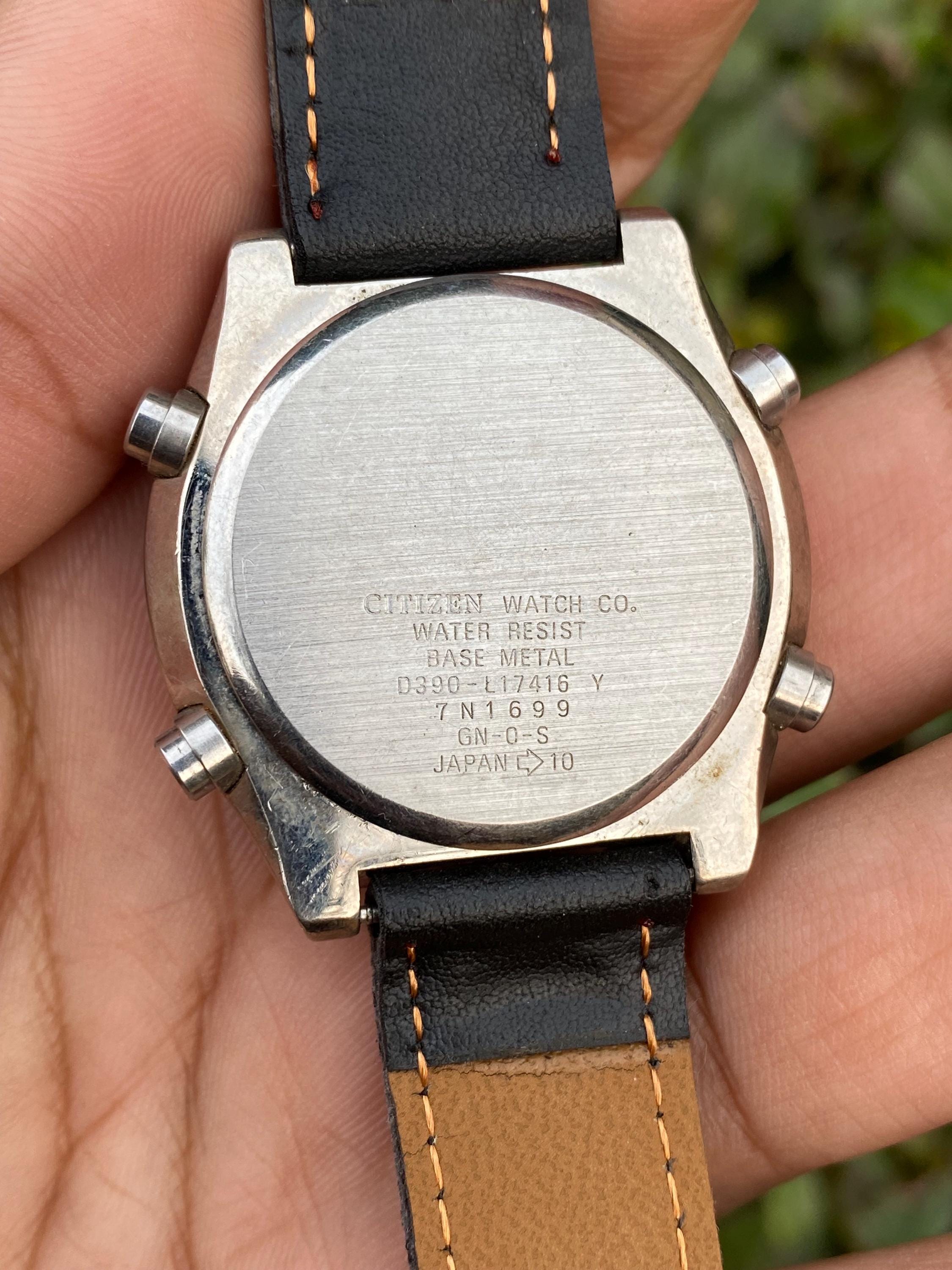 Vintage Rare Citizen Independent 1481010 Digital Quartz D390