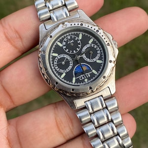 Vintage seiko トリプルカレンダー Seiko triple calendar - Etsy 日本