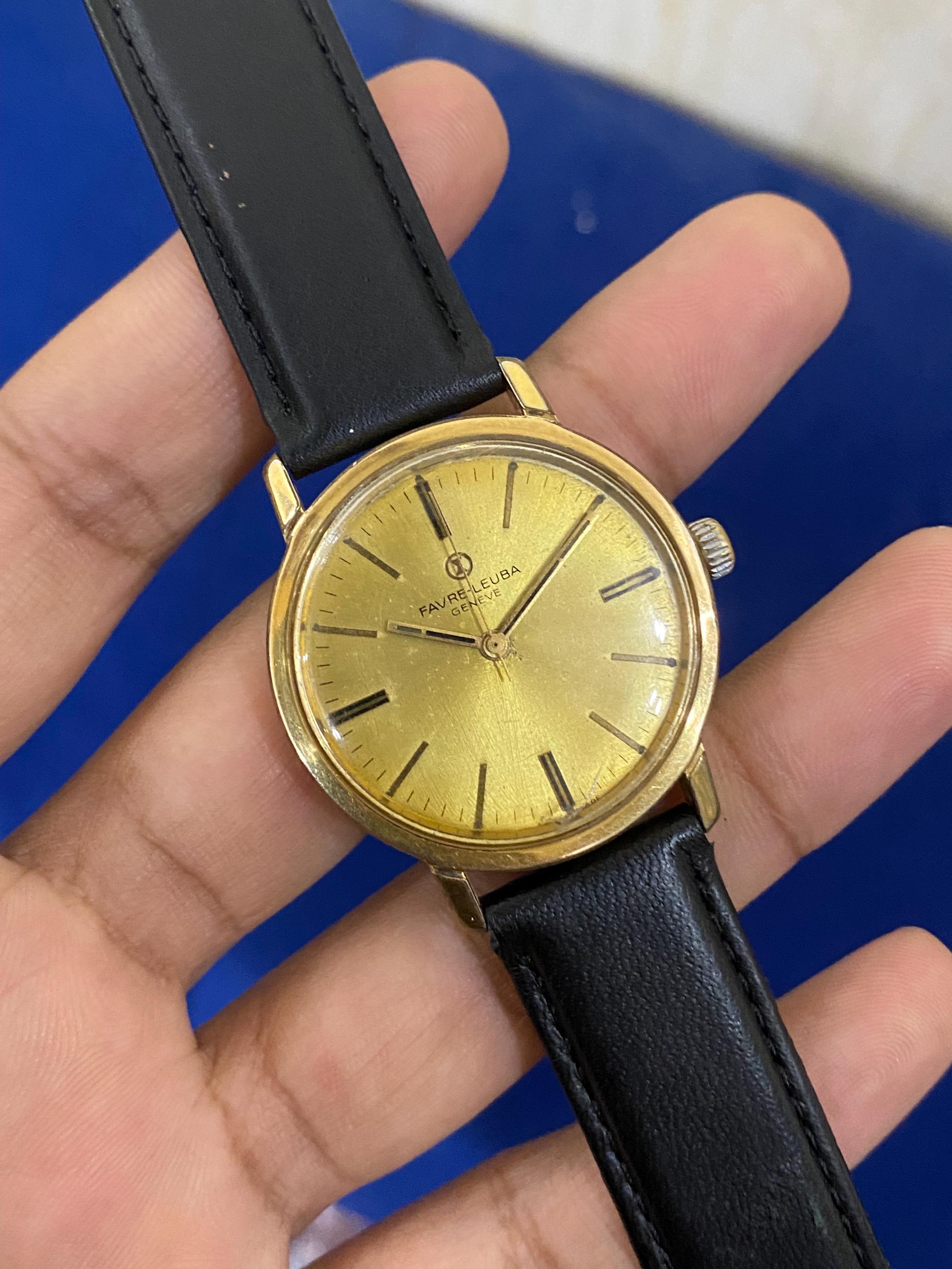 Vintage Rare Classic Favre Leuba Geneve Twin Power Movement Manual