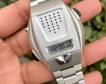 Vintage Rare July 1977, Seiko Wristtalk Digital Voice Quartz A860