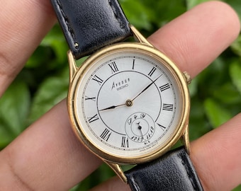 Rare Seiko Avenue 2K23-6090 Vintage Quartz Watch Side Second