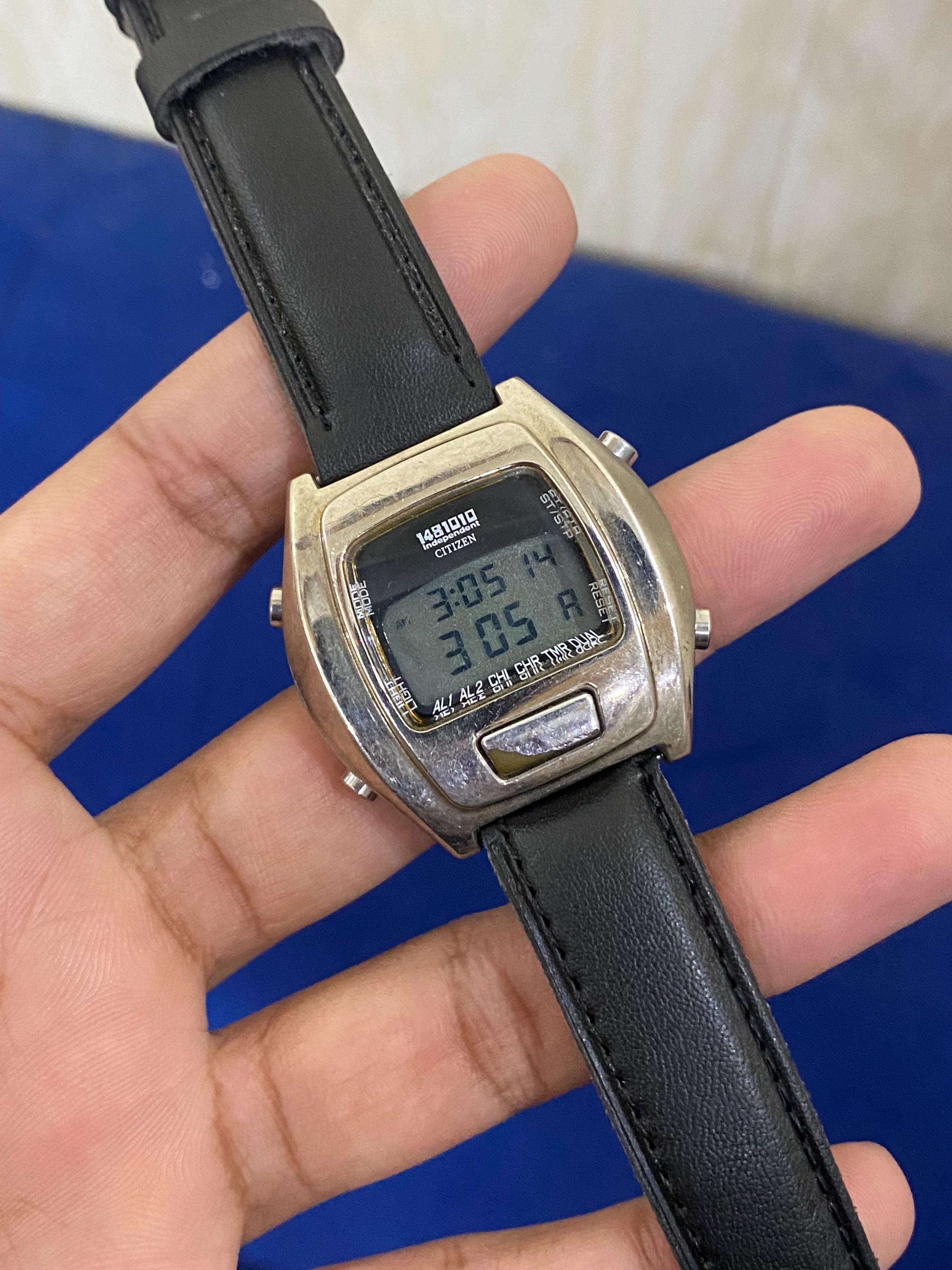 Vintage Rare Citizen Independent 1481010 Digital Quartz D390