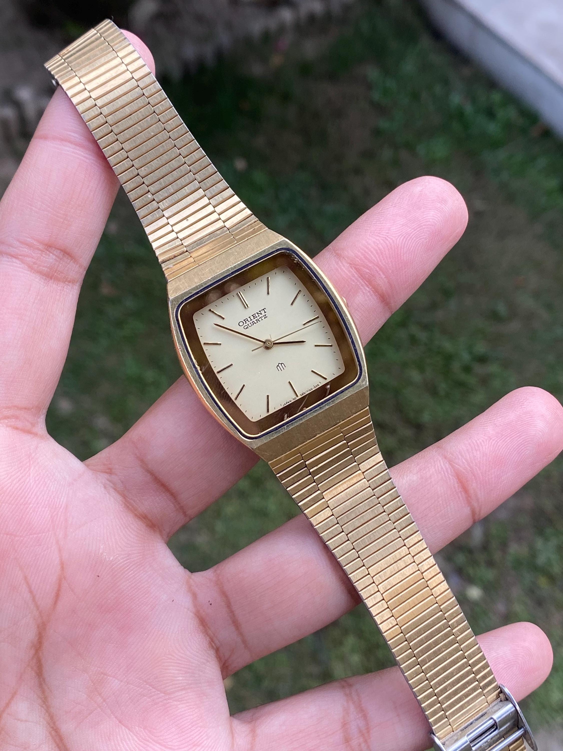 Vintage Rare 80's, Dress Orient GP Quartz Japan Watch IA 585914