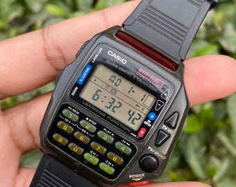 Vintage Casio Cmd-40/calculator/mens Watch/hours/clock - Etsy India