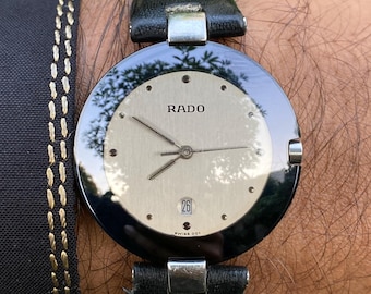 Vintage Rado Balboa V Great Automatic Date Function Gold Dial 36mm