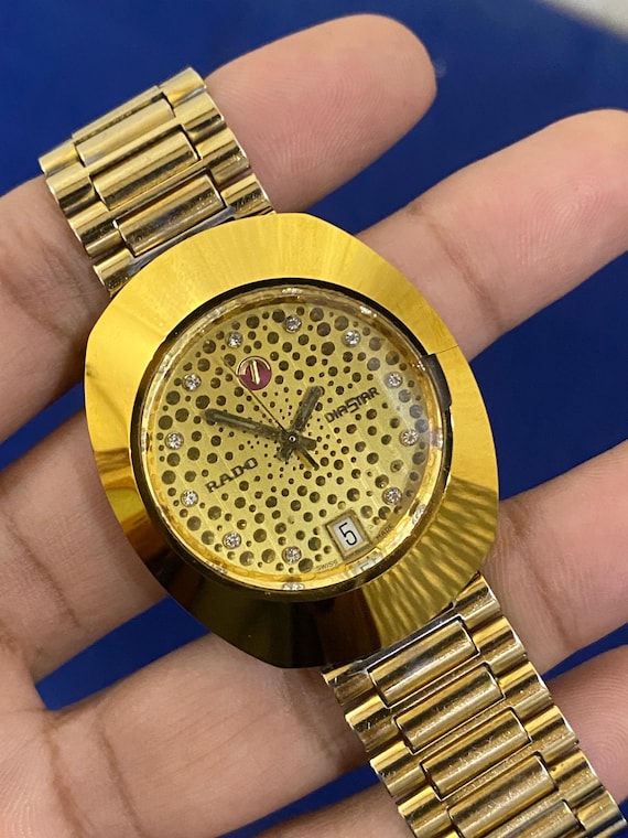 Vintage Rado Diastar Automatic 11 Diamond Hour Markers Date/day
