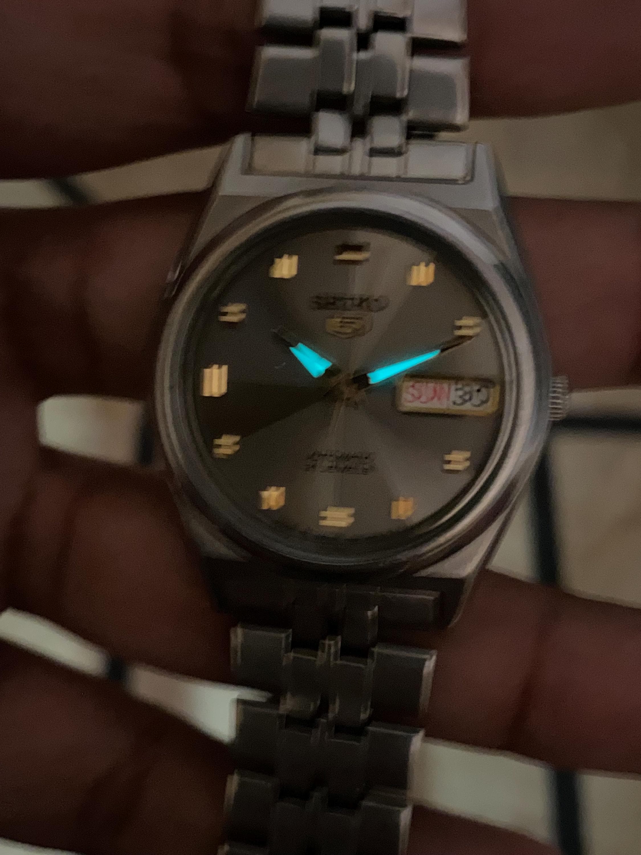 Buy Vintage 1990s, Seiko 5 Automatic 7s26-0070 Day/date Silver