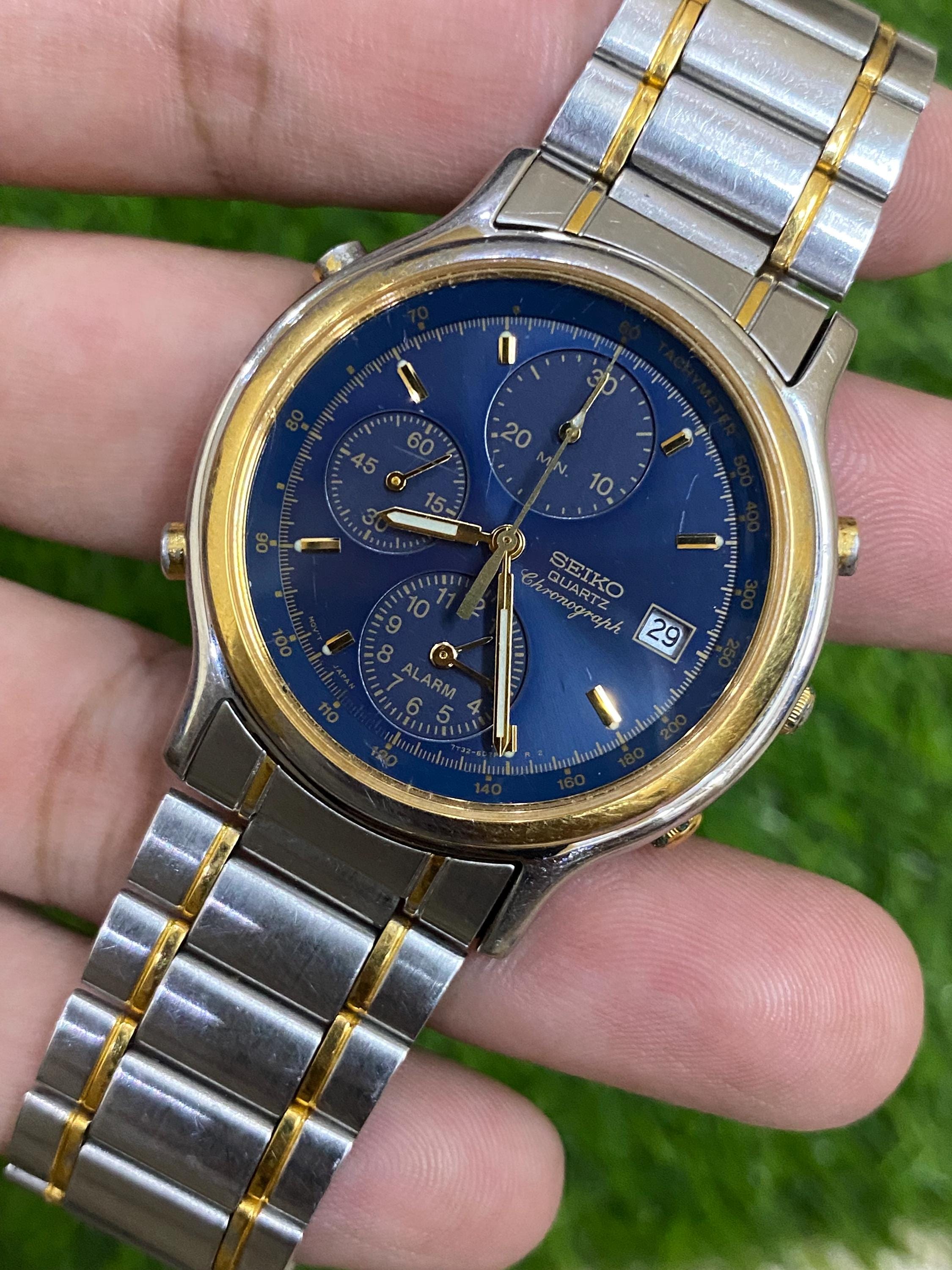 Seiko 7t32 Watch - Etsy