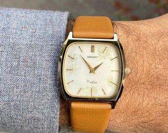 Vintage Rare Aug 1987, Seiko Dolce Tungsten Carbide Ceramic Quartz