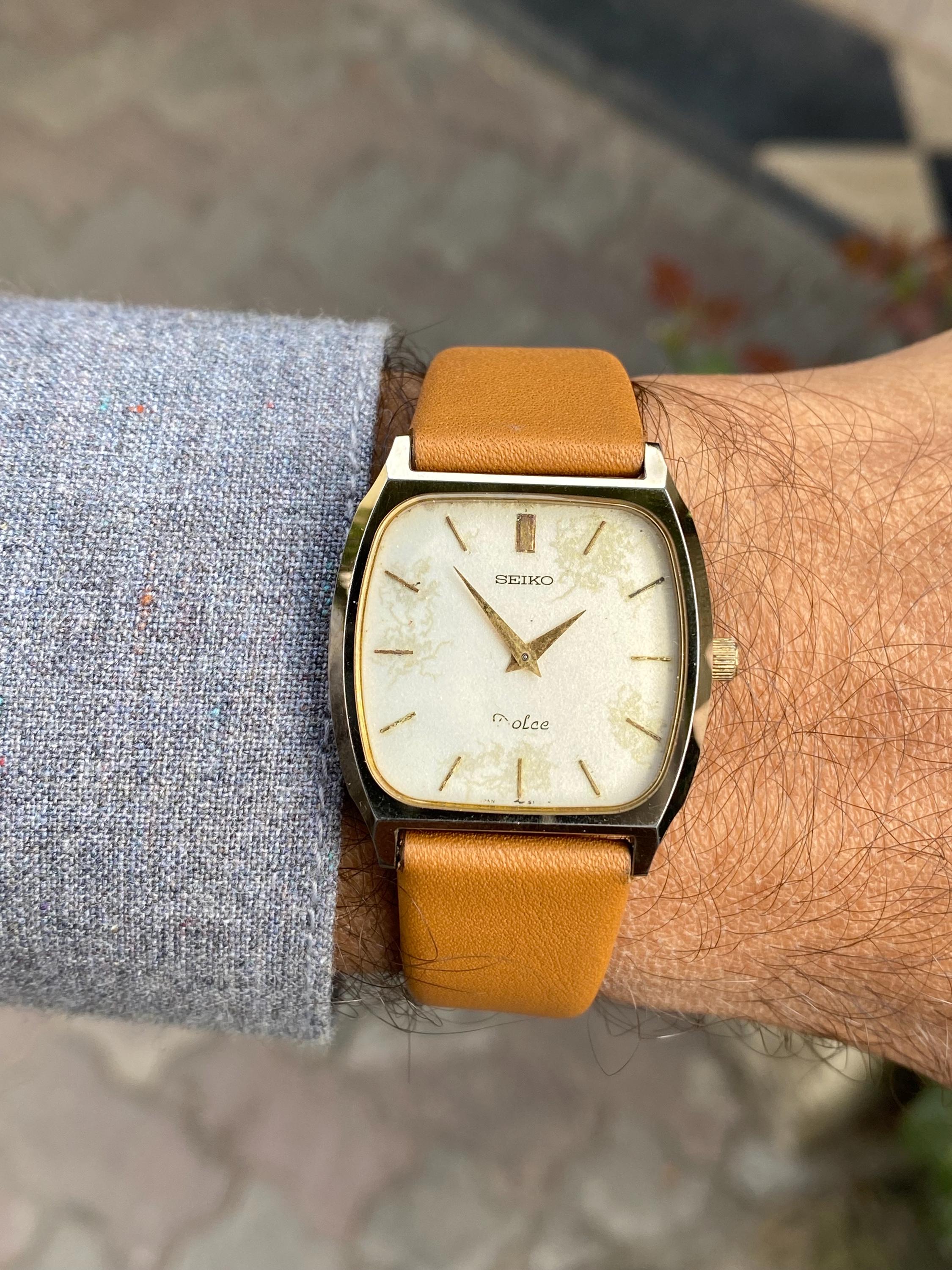 Vintage Rare Aug 1987, Seiko Dolce Tungsten Carbide Ceramic Quartz