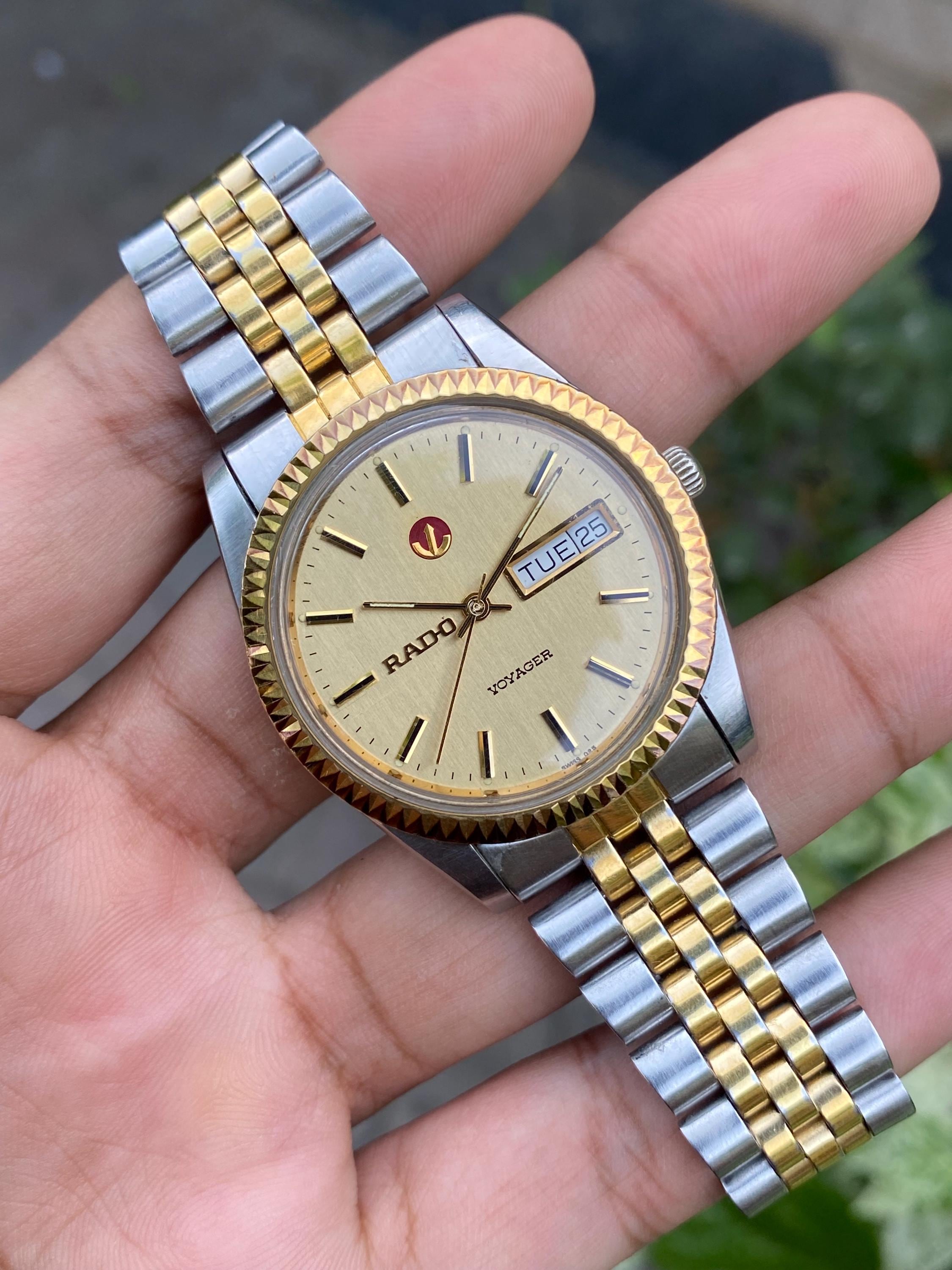 Vintage Rare Rado Voyager Automatic President Model Day/date