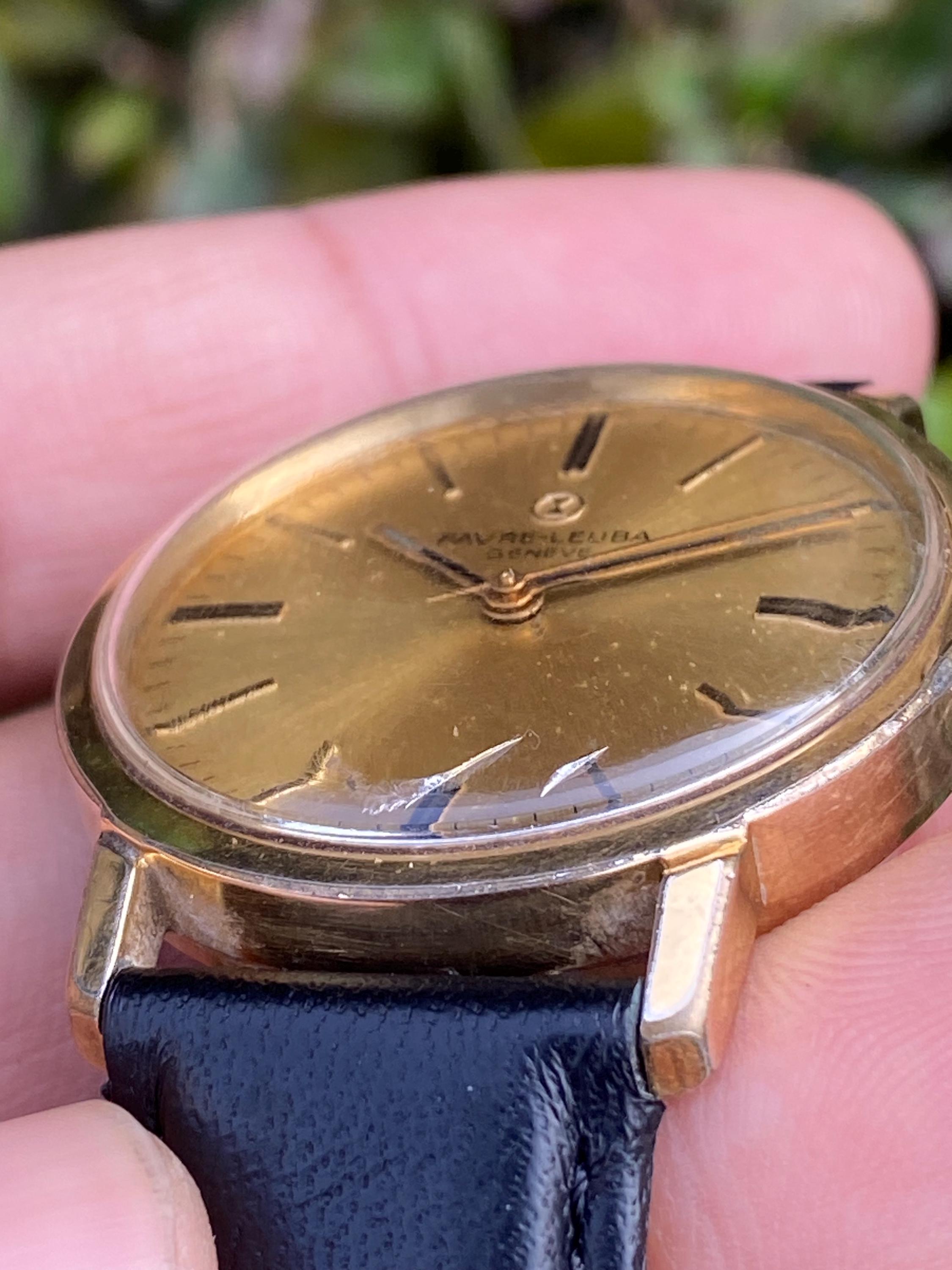 Vintage Rare Classic Favre Leuba Geneve Twin Power Movement Manual