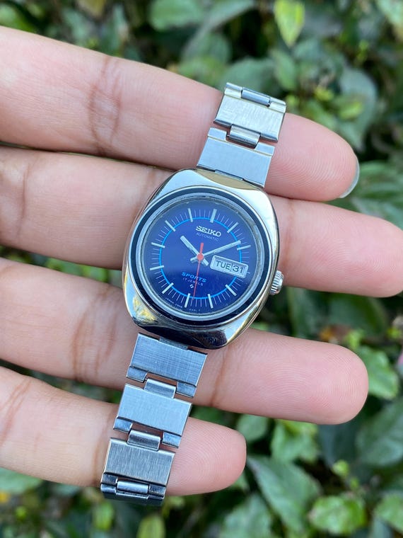 Vintage April 1977, Seiko Sports Automatic 17 Jewels 2906-0170 Day