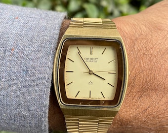 Vintage Orient Gold With Diamond 90s All Original - Etsy