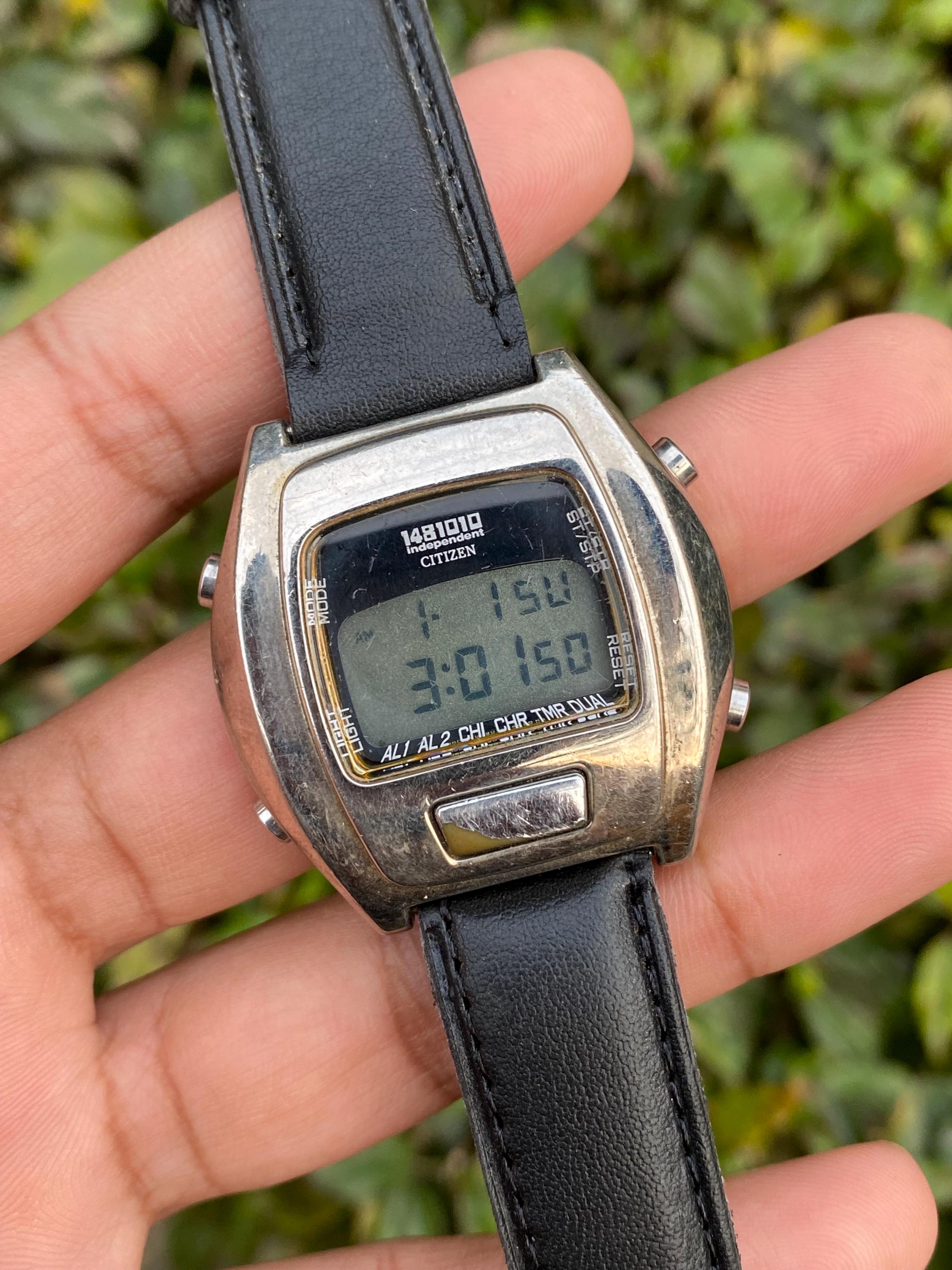 Vintage Rare Citizen Independent 1481010 Digital Quartz D390
