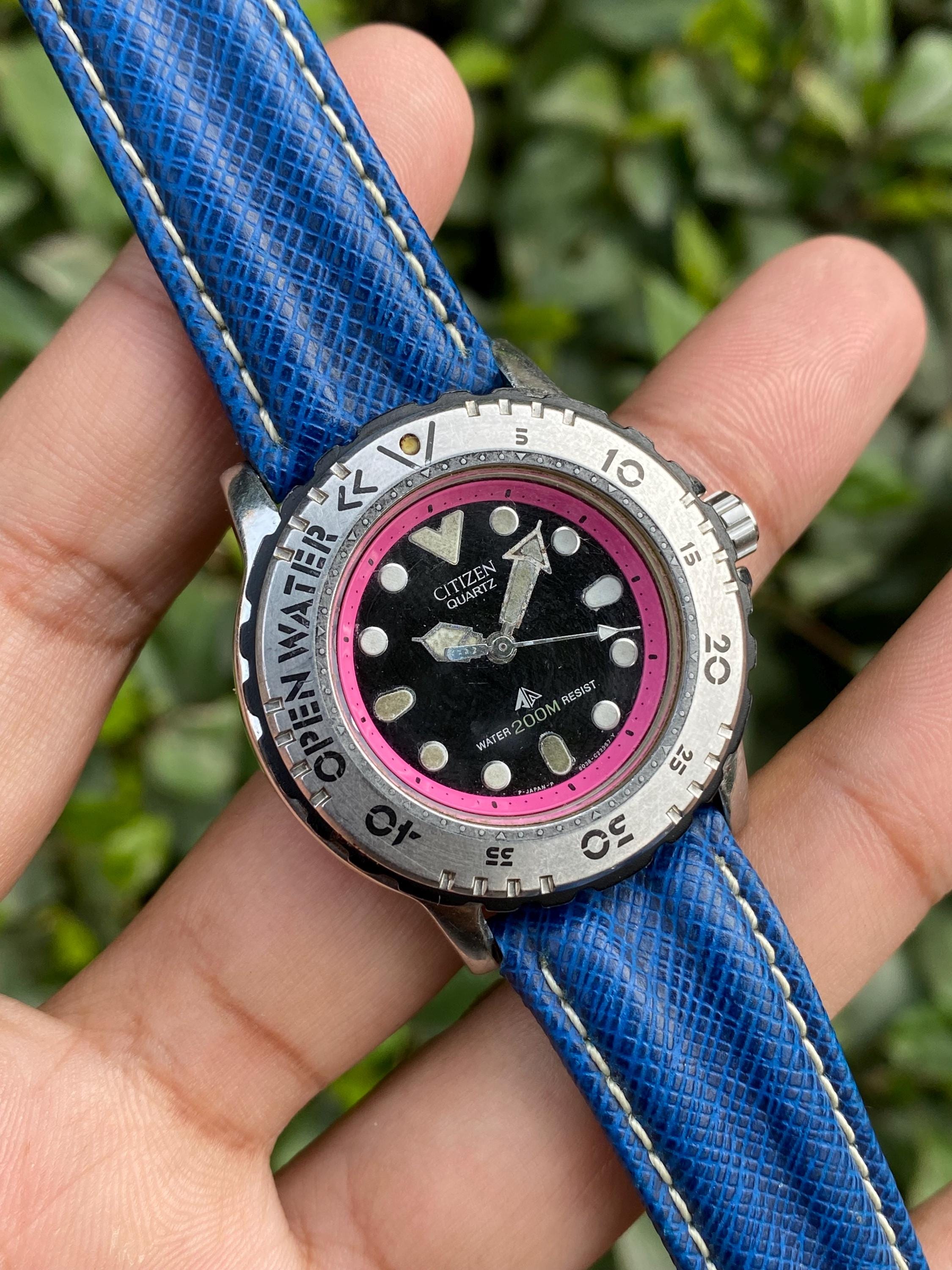 Vintage Rare 80's Citizen 200m Diver Promaster Quartz 6038-06382