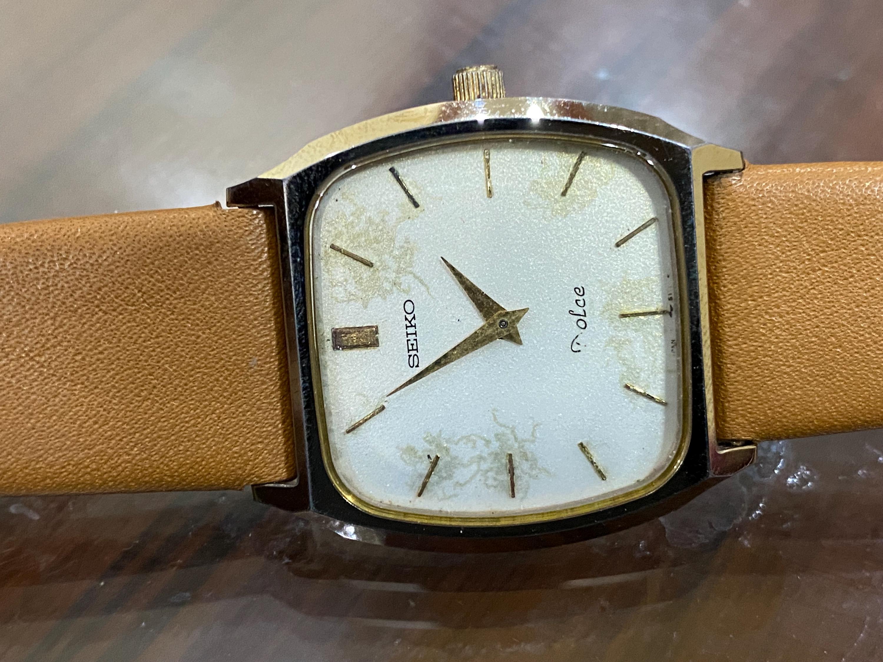 Vintage Rare Aug 1987, Seiko Dolce Tungsten Carbide Ceramic Quartz