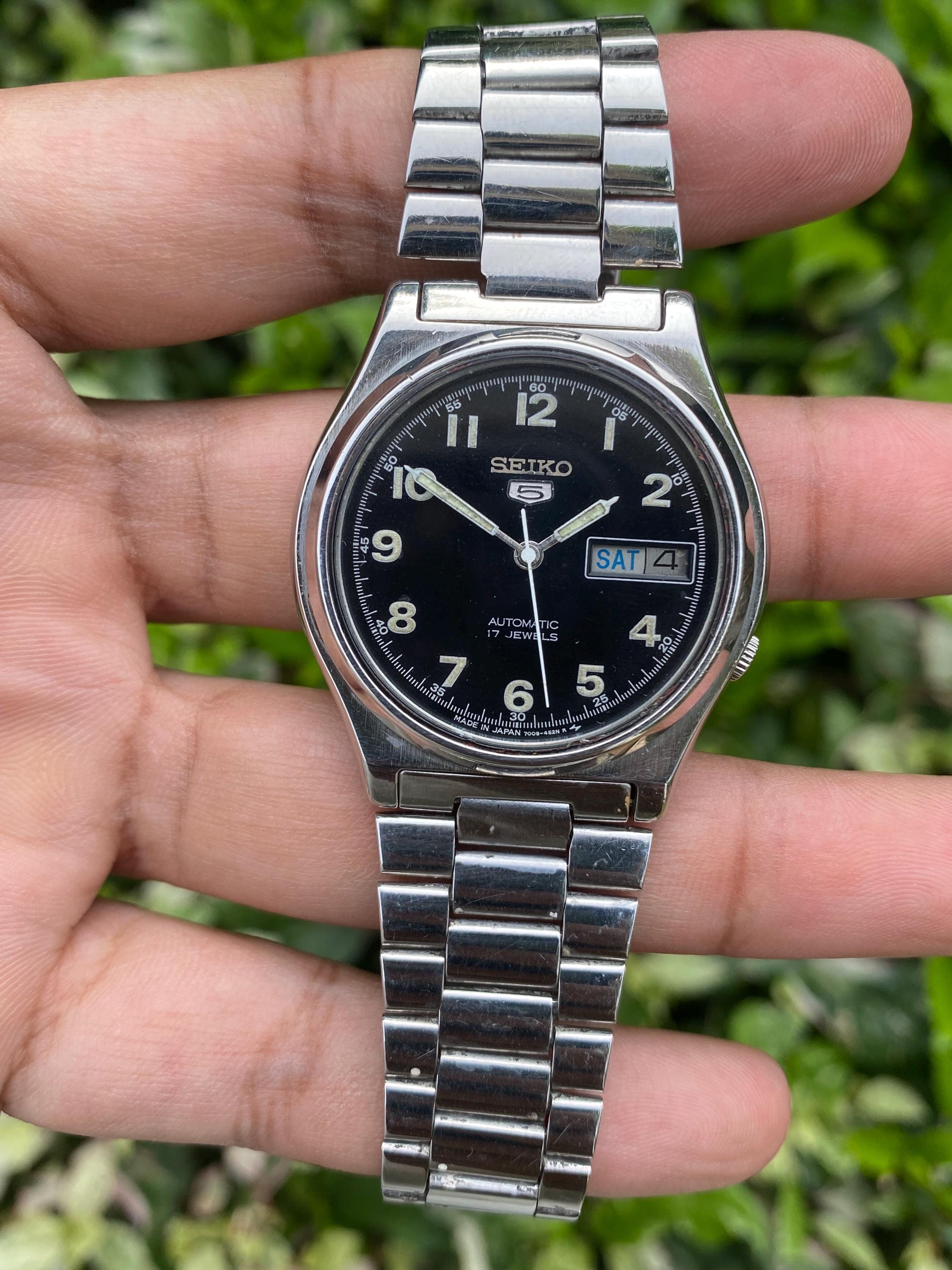 Vintage Seiko 5 Automatic Watch Japan 7009 3171 - Etsy Canada