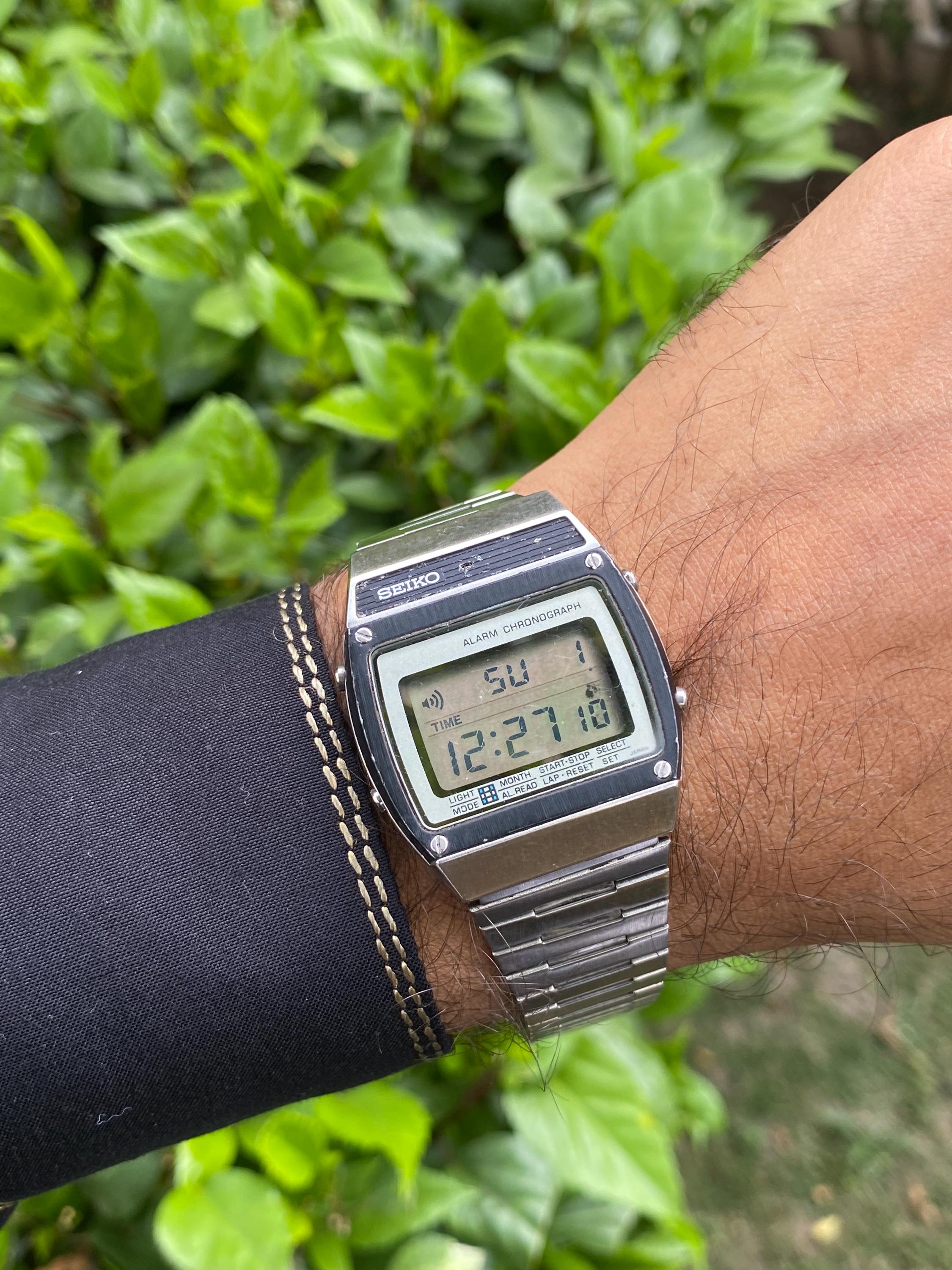 Vintage Jan 1980, Seiko Digital Quartz A359-4010 Alarm Function