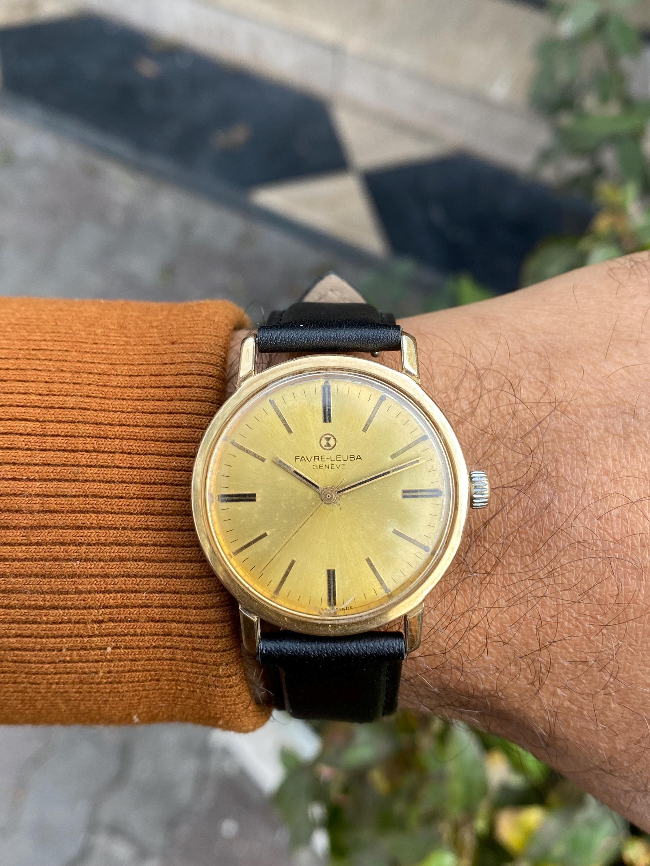 Vintage Rare Classic Favre Leuba Geneve Twin Power Movement Manual