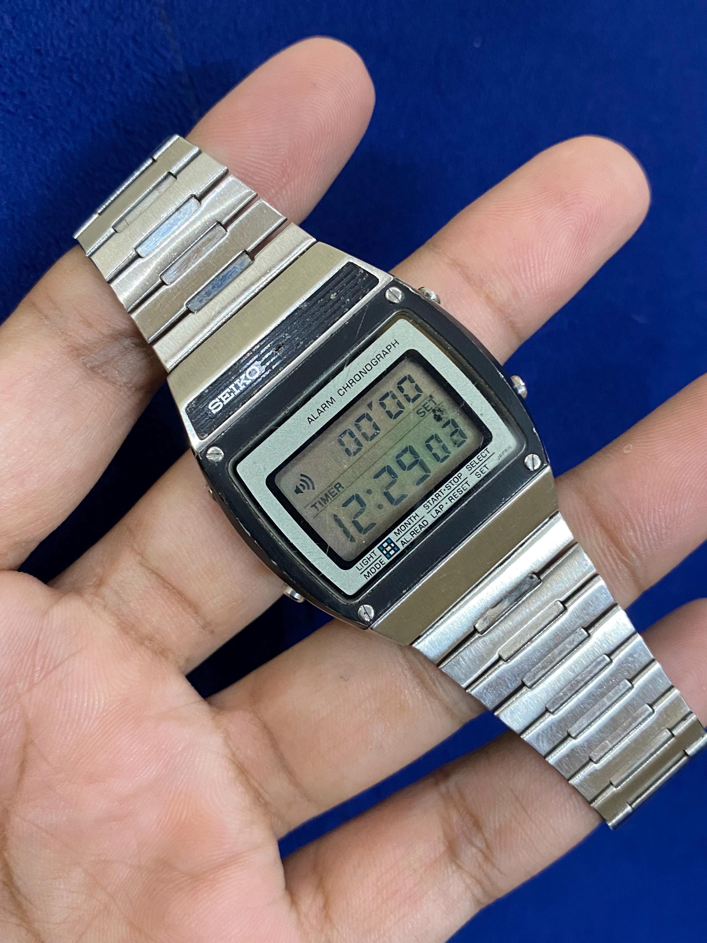 Vintage Jan 1980, Seiko Digital Quartz A359-4010 Alarm Function