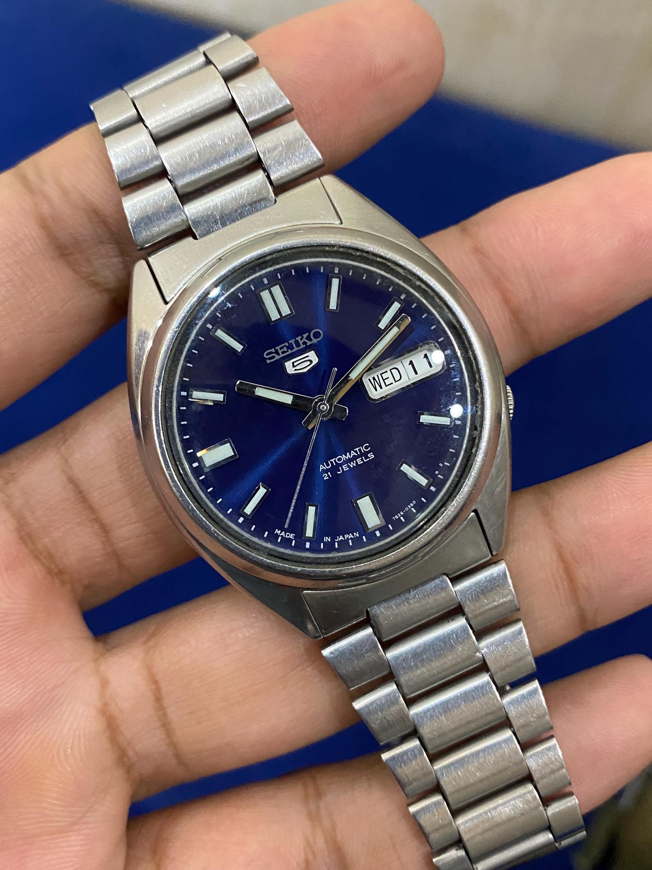 Seiko 5 Blue Dial - Etsy - Page 3