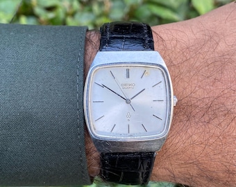 Vintage Seiko Silverwave 6030 514A White Dial Men Quartz Watch