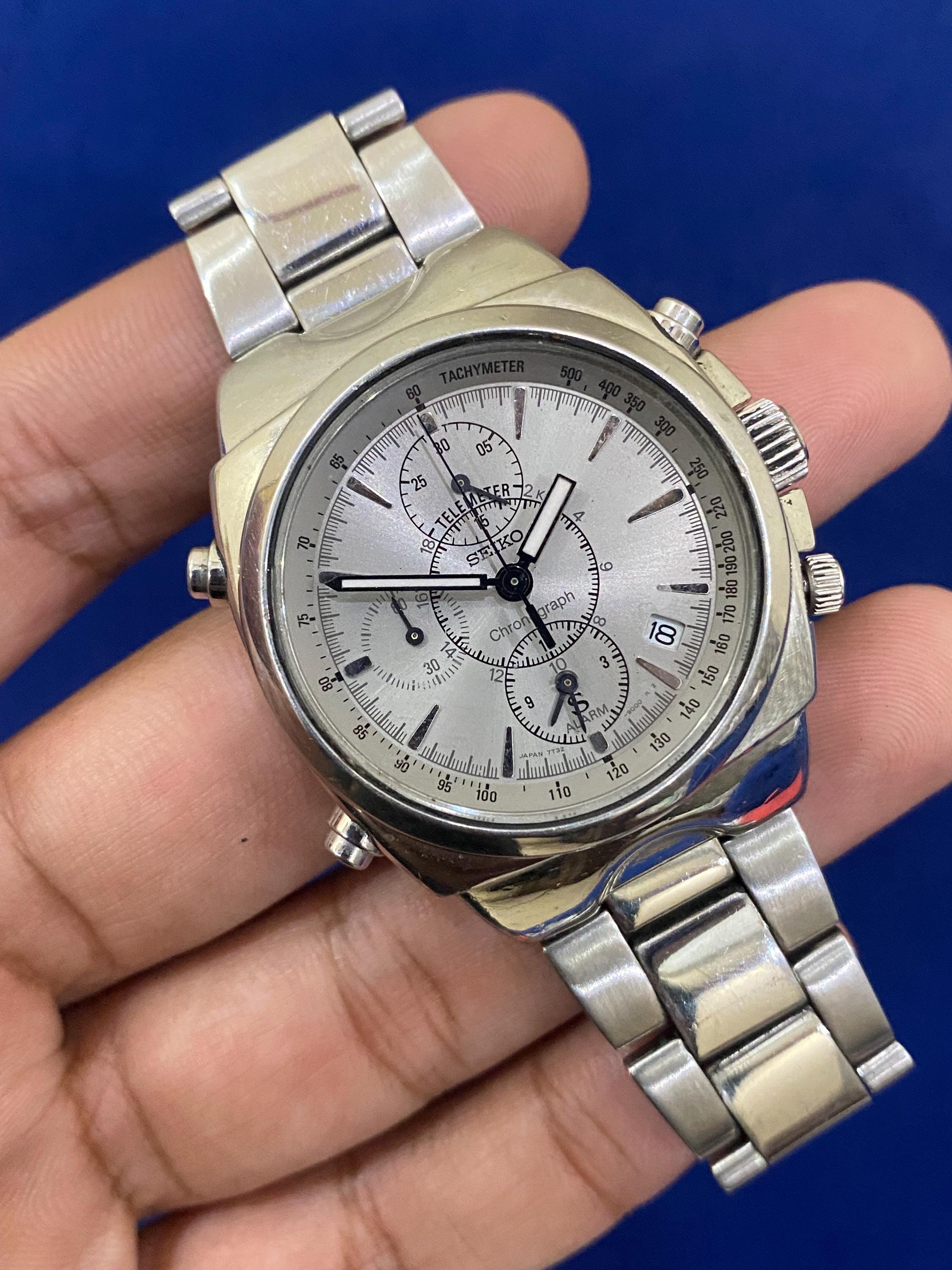 Seiko 7t32 Watch - Etsy