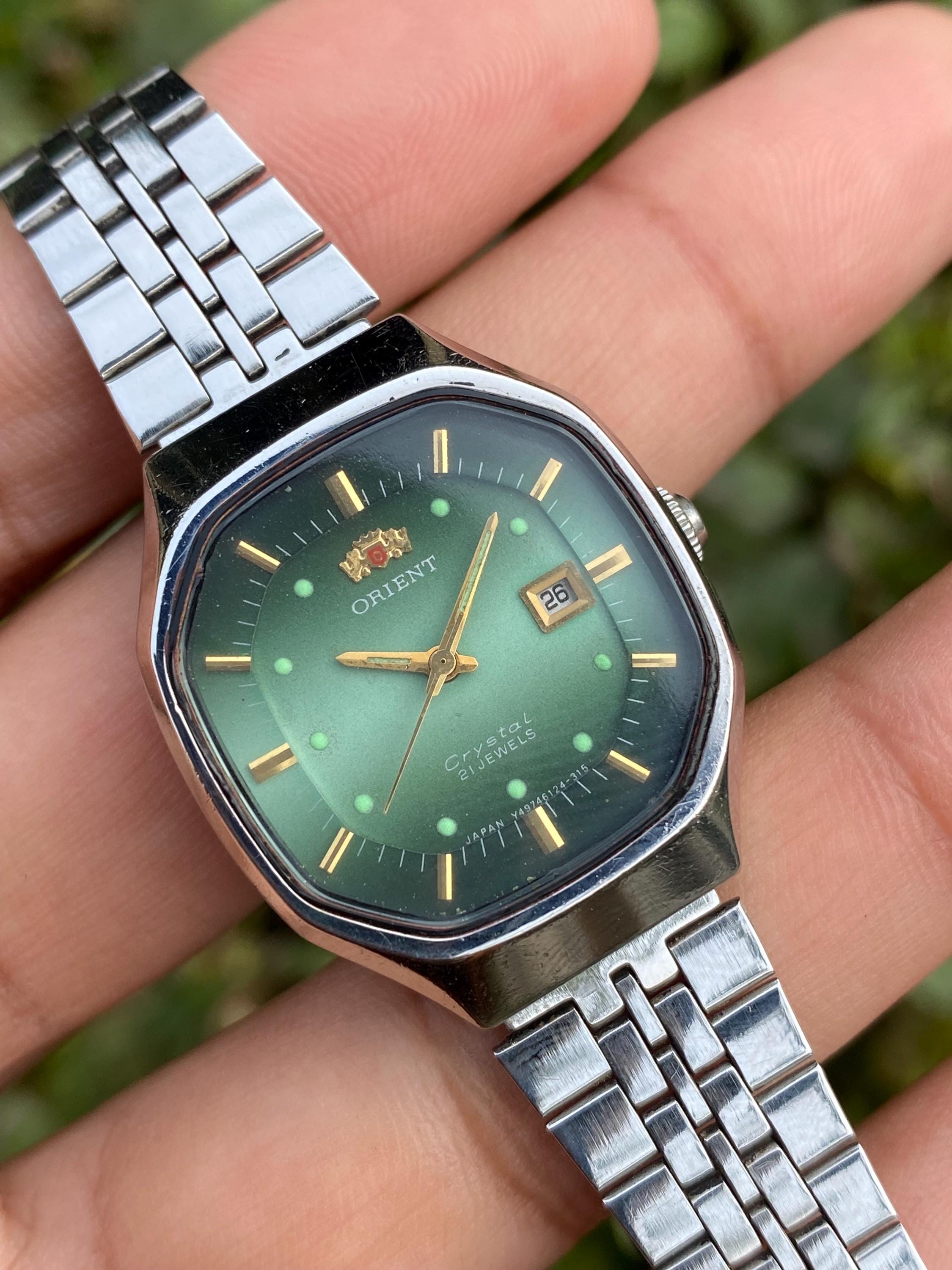 Vintage Rare Orient Crystal Automatic 21 Jewels IT497612-40 CA