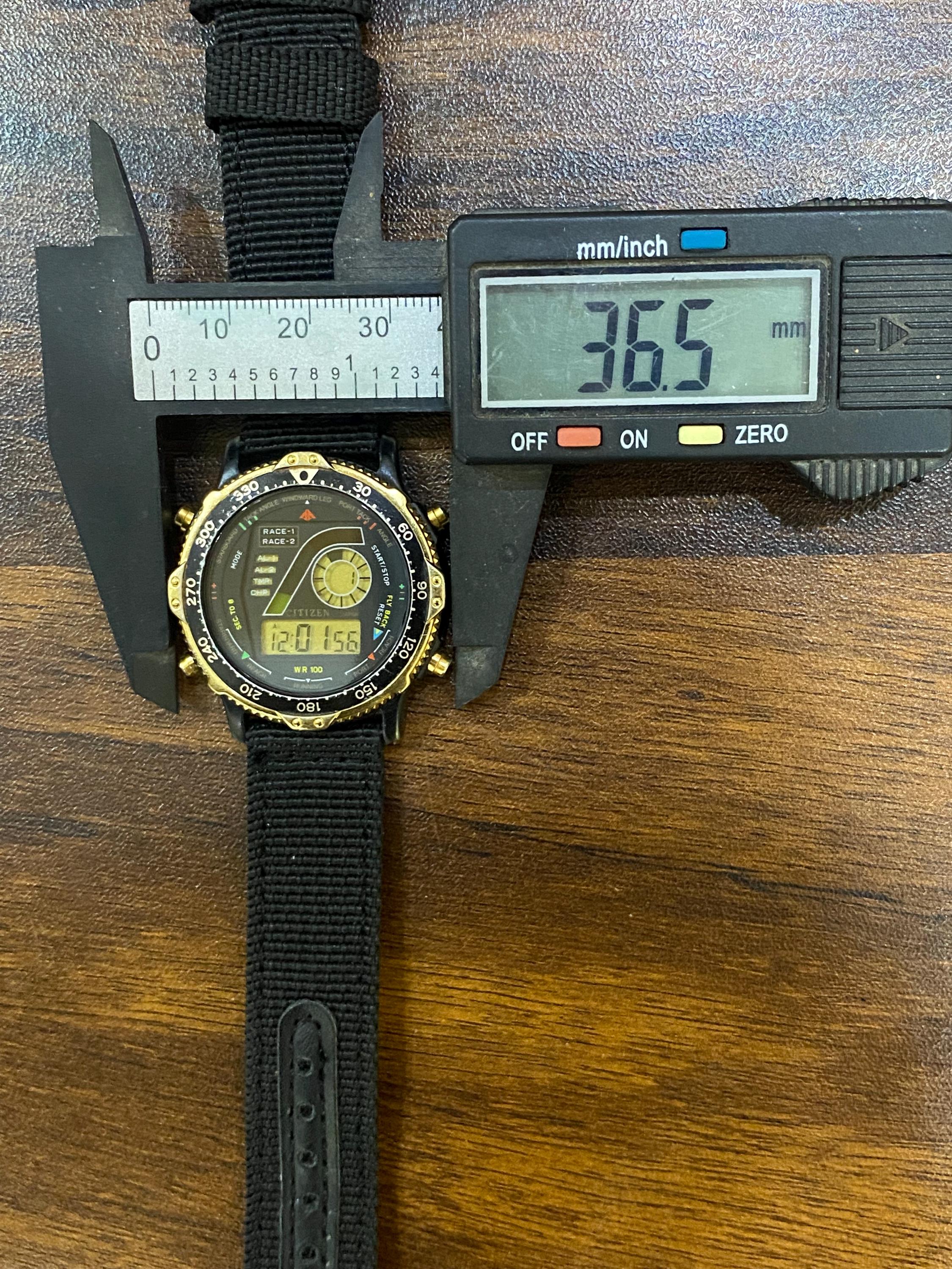 Vintage Rare 1980s Citizen Promaster Wind Surfing D160-313925 K