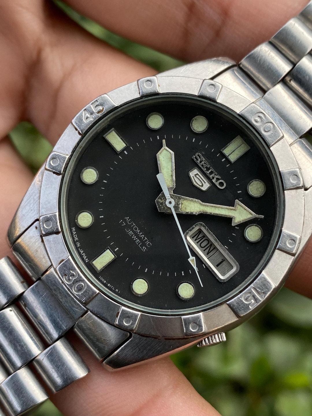 Vintage April 1982, Seiko 5 Diver Automatic 7009-3201 Day/date