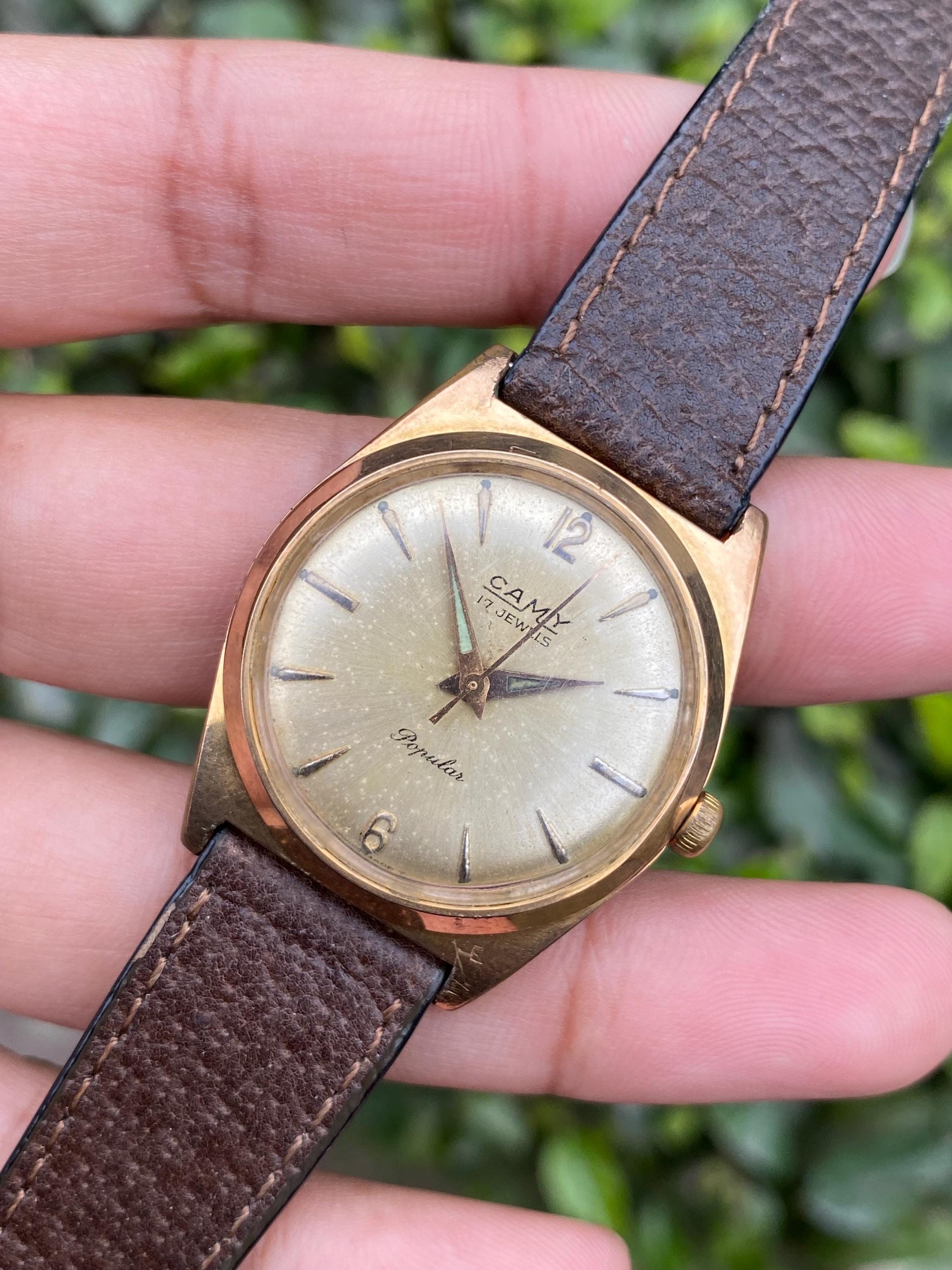 Vintage Working Rene Rochard 21 Jewel Diver Watch With Box San Francisco Home Decor & Estate Collections by  main image 4