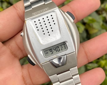 Vintage Rare July 1977, Seiko Wristtalk Digital Voice Quartz A860