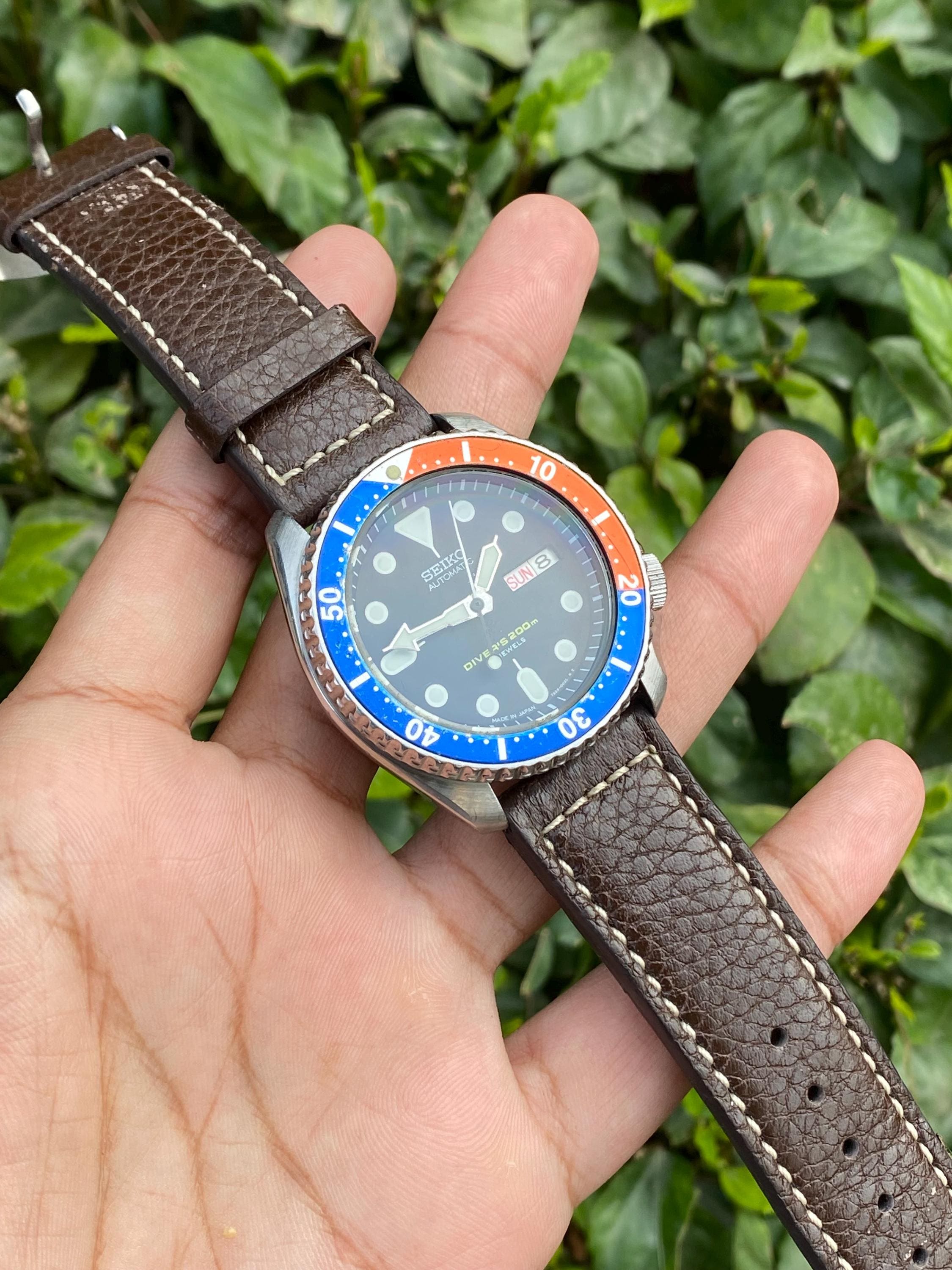 Vintage Rare SEIKO Pepsi Scuba Diver 200m SKX009 7S26-0020