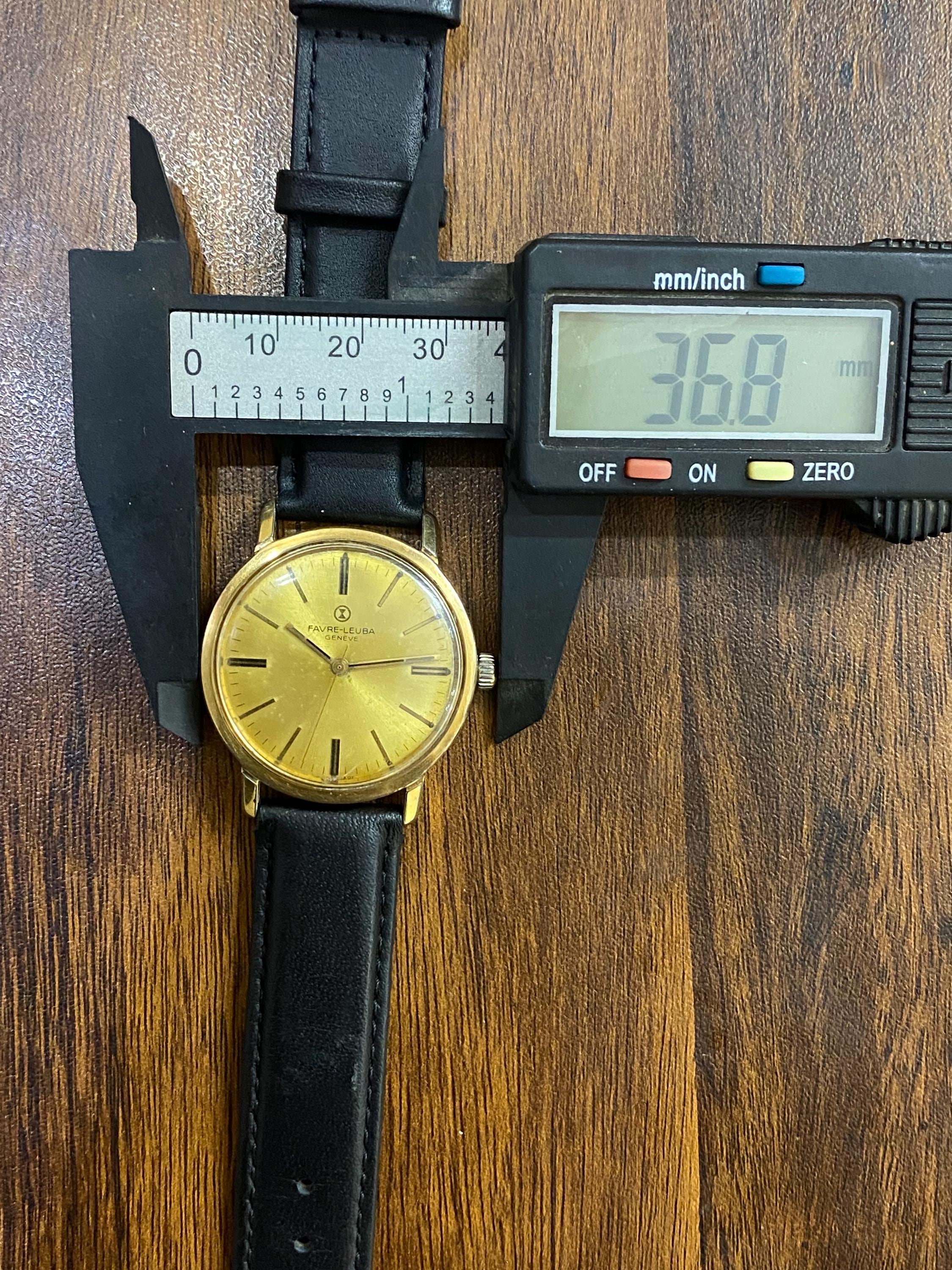 Vintage Rare Classic Favre Leuba Geneve Twin Power Movement Manual