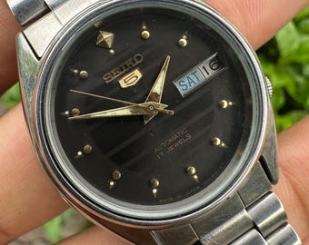 1984年1月ヴィンテージ、セイコー5 オートマチック 7009-8740 デイ