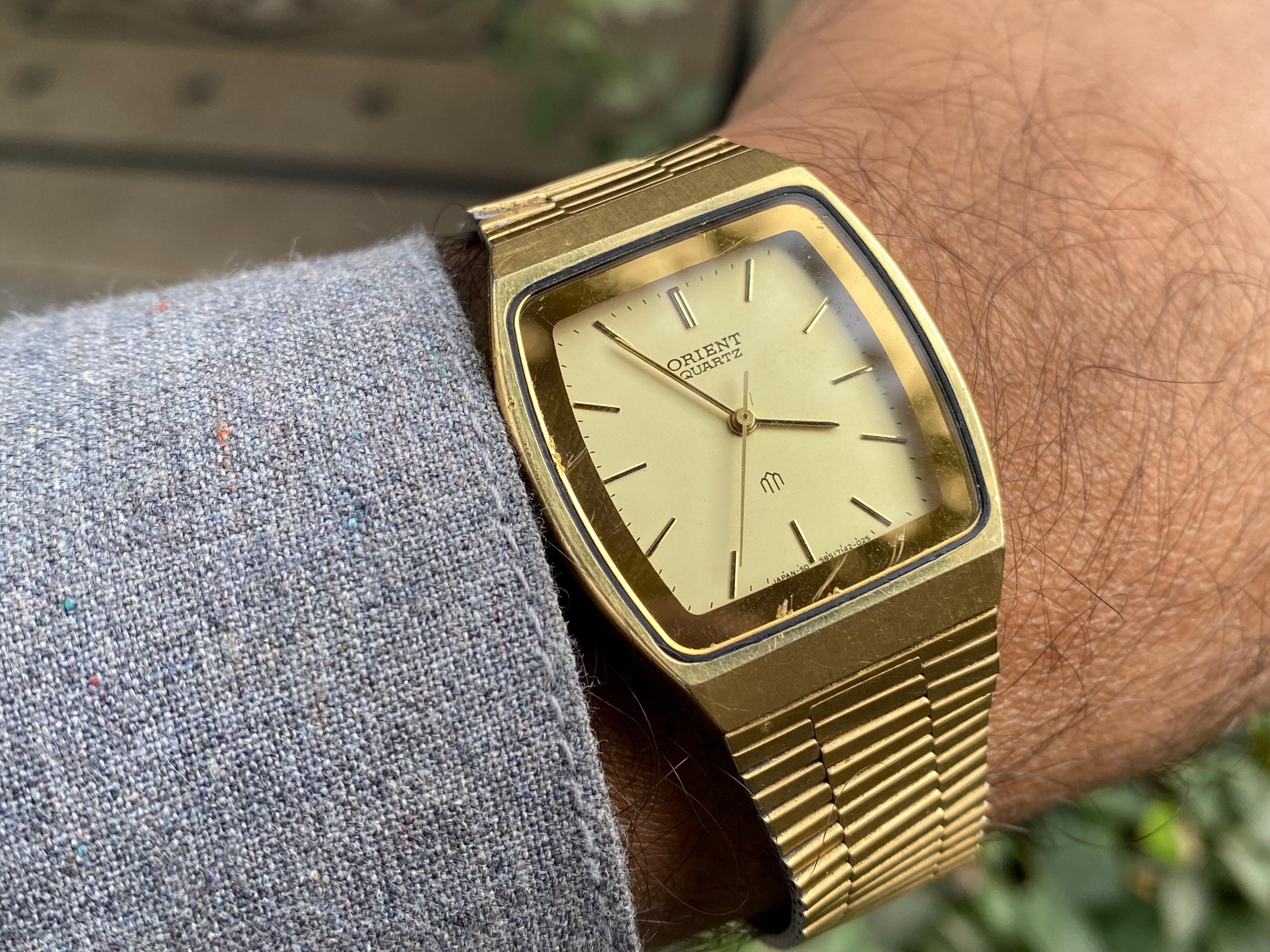 Vintage Rare 80's, Dress Orient GP Quartz Japan Watch IA 585914