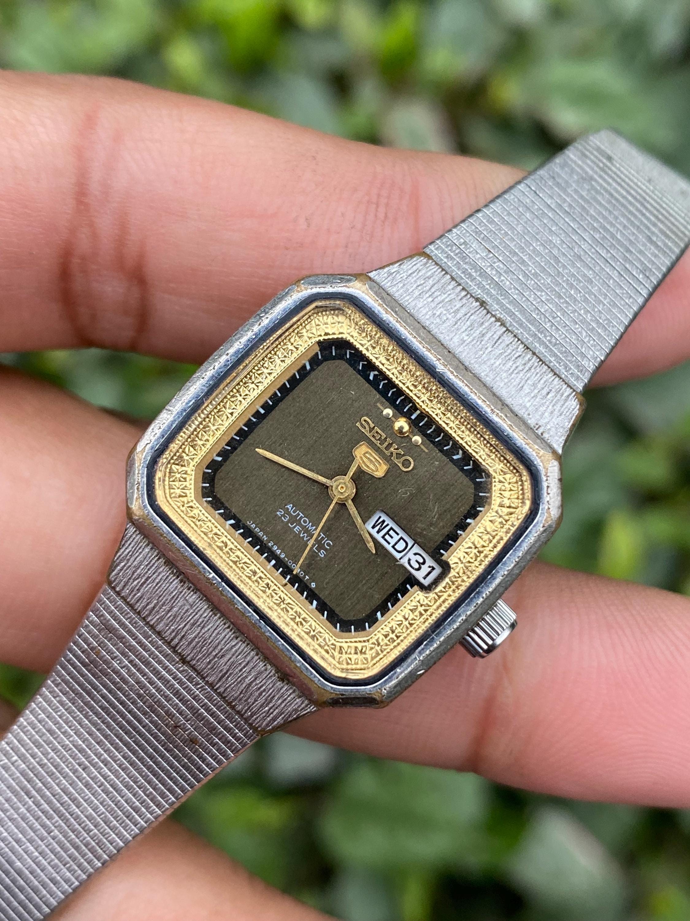 Seiko Tank Watch Ladies - Etsy