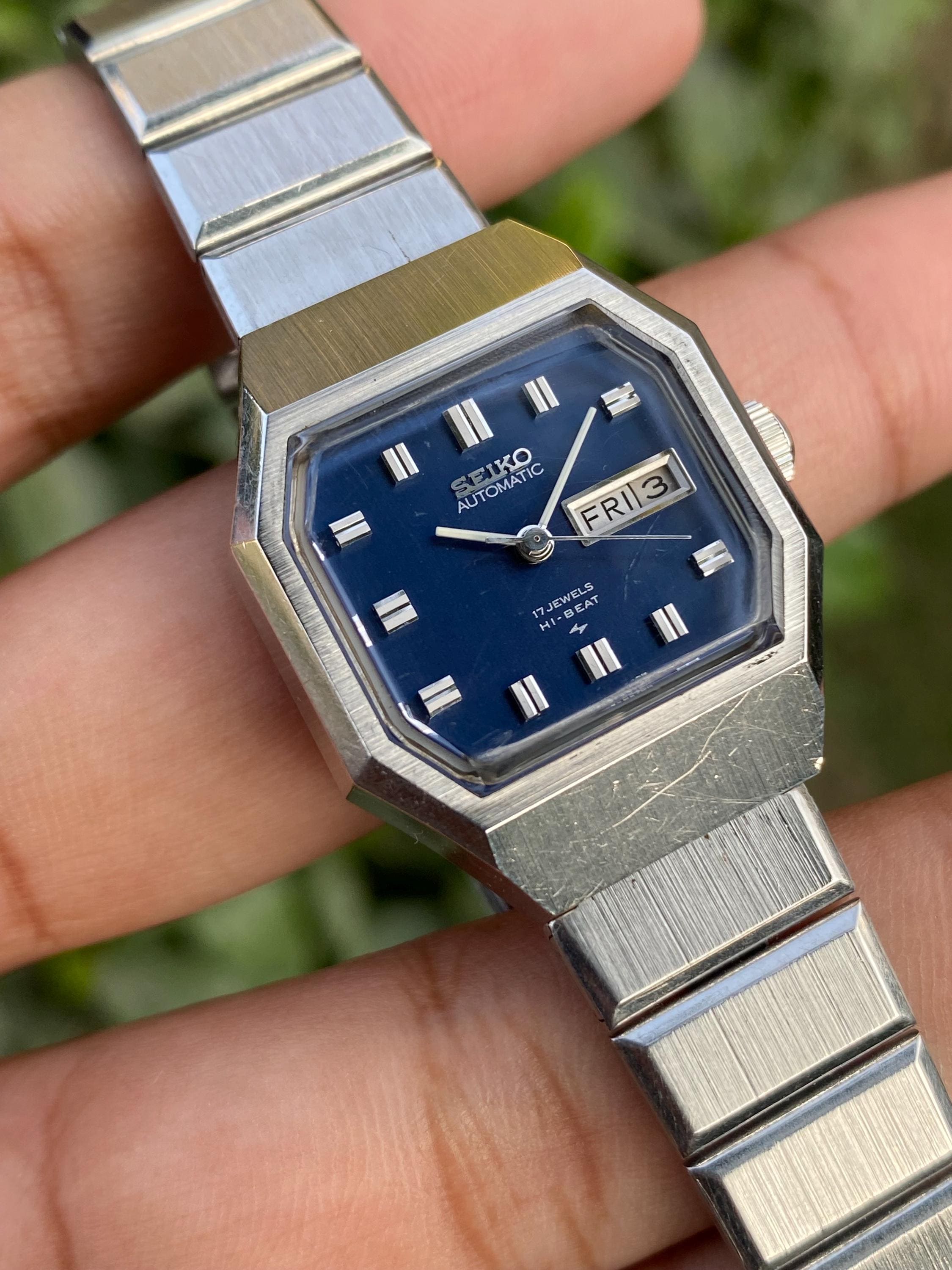Vintage May 1977, Seiko Hi-beat Automatic 17 Jewels 2206-3070 Day